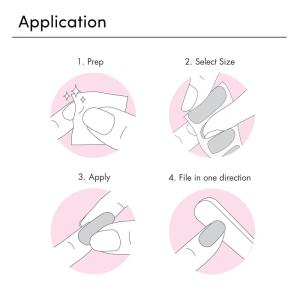 image:imageDashing Diva Easter Gloss Nail Strips  Bunny Side Up  UV Free Chip Resistant Long Lasting Gel Stickers  Contains 32 Wraps 1 Prep Pad 1 File