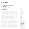 image:imageDashing Diva Glaze Nail Strip Set  Mojitos in Mykonos  Long Lasting Chip Resistant SemiCured Gel Nail Strips  Summer Gel Set  4Piece Manicure Kit with 32 StripsIridesci