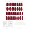 image:imageDashing Diva Glaze Nail Strip Set  Mojitos in Mykonos  Long Lasting Chip Resistant SemiCured Gel Nail Strips  Summer Gel Set  4Piece Manicure Kit with 32 StripsRuby Red Apple
