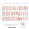 image:imageDashing Diva Patriotic Gloss Nail Strips  Back to the USA  UV Free Chip Resistant Long Lasting Gel Stickers  Contains 32 Wraps 1 Prep Pad 1 FileCrystal Clear