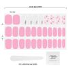 image:imageDashing Diva Patriotic Gloss Nail Strips  Back to the USA  UV Free Chip Resistant Long Lasting Gel Stickers  Contains 32 Wraps 1 Prep Pad 1 FileHeart to Heart