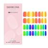 image:imageDashing Diva Glaze Nail Strip Set  Mojitos in Mykonos  Long Lasting Chip Resistant SemiCured Gel Nail Strips  Summer Gel Set  4Piece Manicure Kit with 32 StripsRainbow Pop
