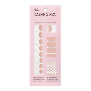 image:imageDashing Diva Patriotic Gloss Nail Strips  Back to the USA  UV Free Chip Resistant Long Lasting Gel Stickers  Contains 32 Wraps 1 Prep Pad 1 FileCheck  Please