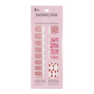 image:imageDashing Diva Patriotic Gloss Nail Strips  Back to the USA  UV Free Chip Resistant Long Lasting Gel Stickers  Contains 32 Wraps 1 Prep Pad 1 FileQueen Spirit
