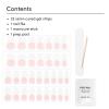 image:imageDashing Diva Glaze Nail Strip Set  Amsterdam Haze  Long Lasting Chip Resistant SemiCured Gel Nail Strips  Summer Gel Set  4Piece Manicure Kit with 32 StripsPearly Whites