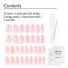 image:imageDashing Diva Glaze Nail Strip Set  Amsterdam Haze  Long Lasting Chip Resistant SemiCured Gel Nail Strips  Summer Gel Set  4Piece Manicure Kit with 32 StripsBallerina Blush