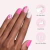 image:imageDashing Diva Glaze Nail Strip Set  Amsterdam Haze  Long Lasting Chip Resistant SemiCured Gel Nail Strips  Summer Gel Set  4Piece Manicure Kit with 32 StripsLondon2K