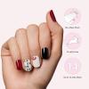 image:imageDashing Diva Gloss Nail Strips  Admittedly Obsessed  UV Free Chip Resistant Long Lasting Gel Stickers  Contains 32 Wraps 1 Prep Pad 1 FileAdmittedly Obsessed