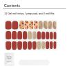 image:imageDashing Diva Gloss Nail Strips  Admittedly Obsessed  UV Free Chip Resistant Long Lasting Gel Stickers  Contains 32 Wraps 1 Prep Pad 1 FileFallen Leaves