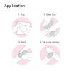 image:imageDashing Diva Gloss Nail Strips  Admittedly Obsessed  UV Free Chip Resistant Long Lasting Gel Stickers  Contains 32 Wraps 1 Prep Pad 1 FileHeart to Heart