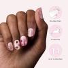image:imageDashing Diva Gloss Nail Strips  Admittedly Obsessed  UV Free Chip Resistant Long Lasting Gel Stickers  Contains 32 Wraps 1 Prep Pad 1 FileQueen Spirit