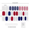 image:imageDashing Diva Gloss Nail Strips  Admittedly Obsessed  UV Free Chip Resistant Long Lasting Gel Stickers  Contains 32 Wraps 1 Prep Pad 1 FileSalute