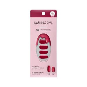 image:imageDashing Diva Glaze Nail Strip Set  Amsterdam Haze  Long Lasting Chip Resistant SemiCured Gel Nail Strips  Summer Gel Set  4Piece Manicure Kit with 32 StripsRuby Red Apple