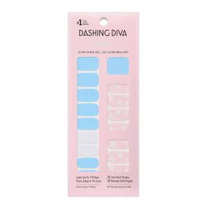 image:imageDashing Diva Gloss Nail Strips  Admittedly Obsessed  UV Free Chip Resistant Long Lasting Gel Stickers  Contains 32 Wraps 1 Prep Pad 1 FileSeawashed in Sardinia