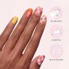 image:imageDashing Diva Glaze Effects Nail Strip Set  Drive You Crazy  Long Lasting Chip Resistant SemiCured Gel Nail Strips  4Piece Manicure Set with 32 StripBudaZest