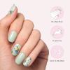 image:imageDashing Diva Glaze Effects Nail Strip Set  Drive You Crazy  Long Lasting Chip Resistant SemiCured Gel Nail Strips  4Piece Manicure Set with 32 StripFairy Garden