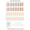 image:imageDashing Diva Glaze Effects Nail Strip Set  Drive You Crazy  Long Lasting Chip Resistant SemiCured Gel Nail Strips  4Piece Manicure Set with 32 StripGold Standard