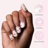 image:imageDashing Diva Glaze Effects Nail Strip Set  Drive You Crazy  Long Lasting Chip Resistant SemiCured Gel Nail Strips  4Piece Manicure Set with 32 StripIts Fate