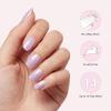 image:imageDashing Diva Glaze Effects Nail Strip Set  Drive You Crazy  Long Lasting Chip Resistant SemiCured Gel Nail Strips  4Piece Manicure Set with 32 StripStar Struck