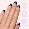 image:imageDashing Diva Glaze Effects Nail Strip Set  Drive You Crazy  Long Lasting Chip Resistant SemiCured Gel Nail Strips  4Piece Manicure Set with 32 StripSuit and Tie Standard