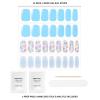image:imageDashing Diva Glaze Effects Nail Strip Set  Drive You Crazy  Long Lasting Chip Resistant SemiCured Gel Nail Strips  4Piece Manicure Set with 32 StripUnder the Sea