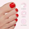 image:imageDashing Diva Glaze Pedicure Nail Strip Set  Lifeguard Armour  Long Lasting Chip Resistant SemiCured Gel Nail Strips  Summer Gel Set  4Piece Manicure Kit with 32 Strips