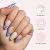 image:imageDashing Diva Magic Press Nail Set  Santorini Spritz  Medium Almond Press On Nails  Long Lasting Gel  Lasts Up to 10 Days  Summer Gel Set  4Piece Manicure Kit with 30 Nails