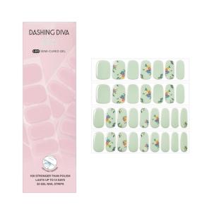 image:imageDashing Diva Glaze Effects Nail Strip Set  Drive You Crazy  Long Lasting Chip Resistant SemiCured Gel Nail Strips  4Piece Manicure Set with 32 StripFairy Garden