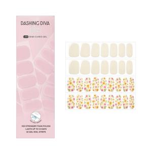 image:imageDashing Diva Glaze Effects Nail Strip Set  Drive You Crazy  Long Lasting Chip Resistant SemiCured Gel Nail Strips  4Piece Manicure Set with 32 StripGnome of Your Business