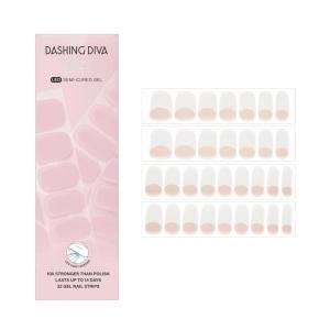 image:imageDashing Diva Glaze Effects Nail Strip Set  Drive You Crazy  Long Lasting Chip Resistant SemiCured Gel Nail Strips  4Piece Manicure Set with 32 StripGood Girl Petite