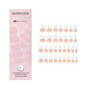 image:imageDashing Diva Glaze Effects Nail Strip Set  Drive You Crazy  Long Lasting Chip Resistant SemiCured Gel Nail Strips  4Piece Manicure Set with 32 StripOld School Standard