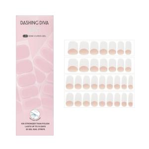 image:imageDashing Diva Glaze Effects Nail Strip Set  Drive You Crazy  Long Lasting Chip Resistant SemiCured Gel Nail Strips  4Piece Manicure Set with 32 StripOld School Petite