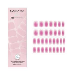 image:imageDashing Diva Glaze Effects Nail Strip Set  Drive You Crazy  Long Lasting Chip Resistant SemiCured Gel Nail Strips  4Piece Manicure Set with 32 StripRags to Riches