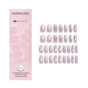 image:imageDashing Diva Glaze Effects Nail Strip Set  Drive You Crazy  Long Lasting Chip Resistant SemiCured Gel Nail Strips  4Piece Manicure Set with 32 StripStar Struck