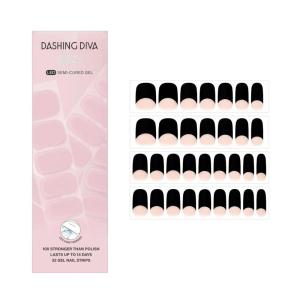 image:imageDashing Diva Glaze Effects Nail Strip Set  Drive You Crazy  Long Lasting Chip Resistant SemiCured Gel Nail Strips  4Piece Manicure Set with 32 StripSuit and Tie Standard