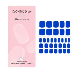 image:imageDashing Diva Glaze Pedicure Nail Strip Set  Atlantic Plunge  Long Lasting Chip Resistant SemiCured Gel Nail Strips  Summer Gel Set  4Piece Manicure Kit with 32 Strips