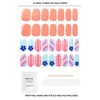 image:imageDashing Diva Glaze Design Nail Strip Set  Flower Bomb  Long Lasting Chip Resistant SemiCured Gel Nail Strips  4Piece Manicure Set with 32 StripAmsterdam Haze