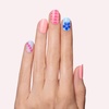 image:imageDashing Diva Glaze Design Nail Strip Set  Flower Bomb  Long Lasting Chip Resistant SemiCured Gel Nail Strips  4Piece Manicure Set with 32 StripAmsterdam Haze