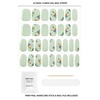 image:imageDashing Diva Glaze Design Nail Strip Set  Flower Bomb  Long Lasting Chip Resistant SemiCured Gel Nail Strips  4Piece Manicure Set with 32 StripFairy Garden