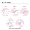image:imageDashing Diva Glaze Design Nail Strip Set  Flower Bomb  Long Lasting Chip Resistant SemiCured Gel Nail Strips  4Piece Manicure Set with 32 StripFairy Garden