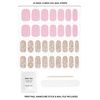 image:imageDashing Diva Glaze Design Nail Strip Set  Flower Bomb  Long Lasting Chip Resistant SemiCured Gel Nail Strips  4Piece Manicure Set with 32 StripFlower Bomb