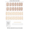 image:imageDashing Diva Glaze Design Nail Strip Set  Flower Bomb  Long Lasting Chip Resistant SemiCured Gel Nail Strips  4Piece Manicure Set with 32 StripGold Standard