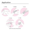 image:imageDashing Diva Glaze Design Nail Strip Set  Flower Bomb  Long Lasting Chip Resistant SemiCured Gel Nail Strips  4Piece Manicure Set with 32 StripGood Girl Petite