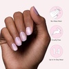 image:imageDashing Diva Glaze Design Nail Strip Set  Flower Bomb  Long Lasting Chip Resistant SemiCured Gel Nail Strips  4Piece Manicure Set with 32 StripHula Knows