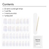image:imageDashing Diva Glaze Design Nail Strip Set  Flower Bomb  Long Lasting Chip Resistant SemiCured Gel Nail Strips  4Piece Manicure Set with 32 StripIridesci