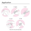 image:imageDashing Diva Glaze Design Nail Strip Set  Flower Bomb  Long Lasting Chip Resistant SemiCured Gel Nail Strips  4Piece Manicure Set with 32 StripIts Fate