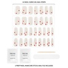 image:imageDashing Diva Glaze Design Nail Strip Set  Flower Bomb  Long Lasting Chip Resistant SemiCured Gel Nail Strips  4Piece Manicure Set with 32 StripIts Fate