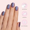 image:imageDashing Diva Glaze Design Nail Strip Set  Flower Bomb  Long Lasting Chip Resistant SemiCured Gel Nail Strips  4Piece Manicure Set with 32 StripLaser Focus