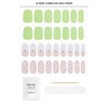 image:imageDashing Diva Glaze Design Nail Strip Set  Flower Bomb  Long Lasting Chip Resistant SemiCured Gel Nail Strips  4Piece Manicure Set with 32 StripMojitos in Mykonos