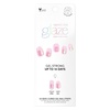 image:imageDashing Diva Glaze Design Nail Strip Set  Flower Bomb  Long Lasting Chip Resistant SemiCured Gel Nail Strips  4Piece Manicure Set with 32 StripPink Dew